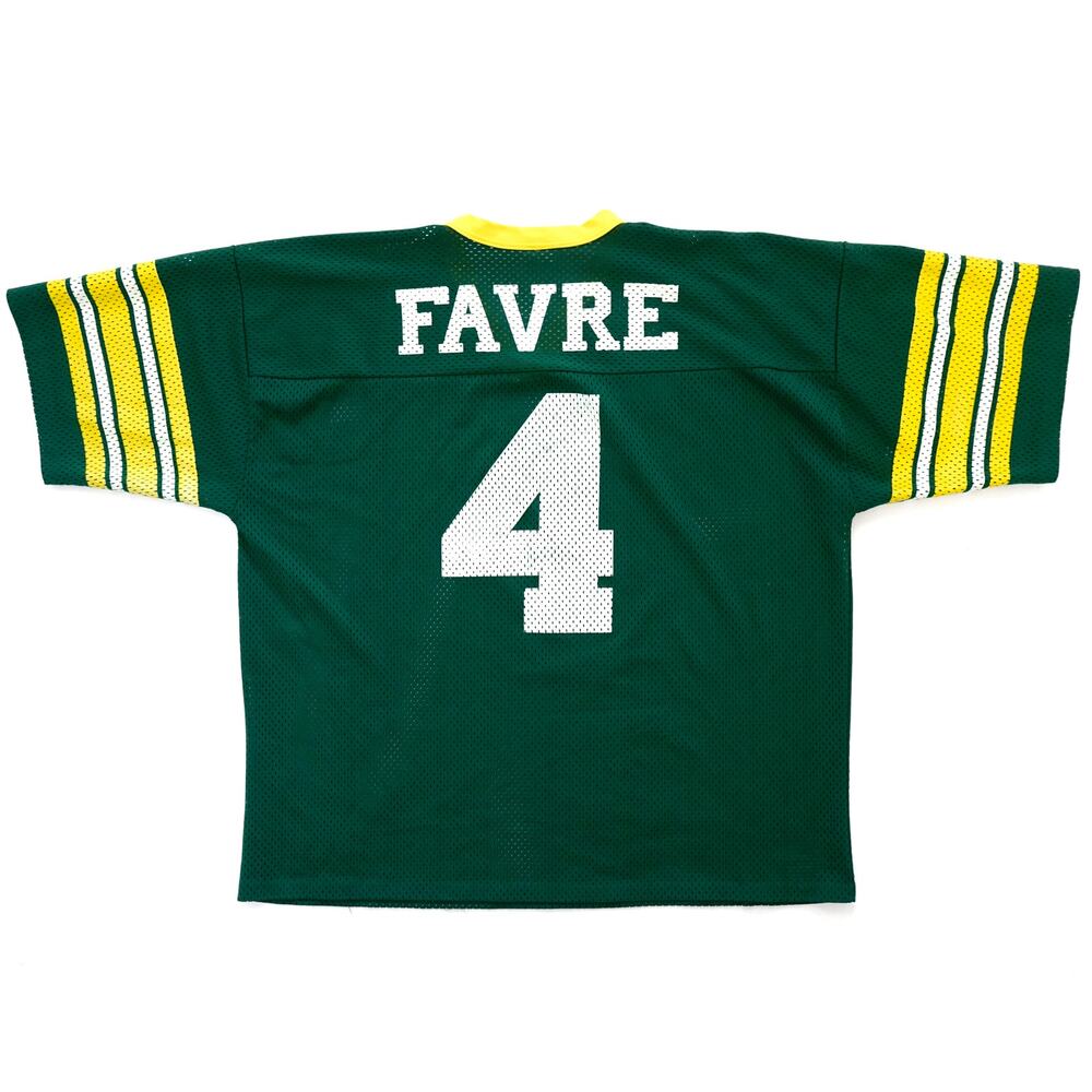 Vintage 90s LOGO 7 Green Bay Packers Brett Favre Football Jersey XL